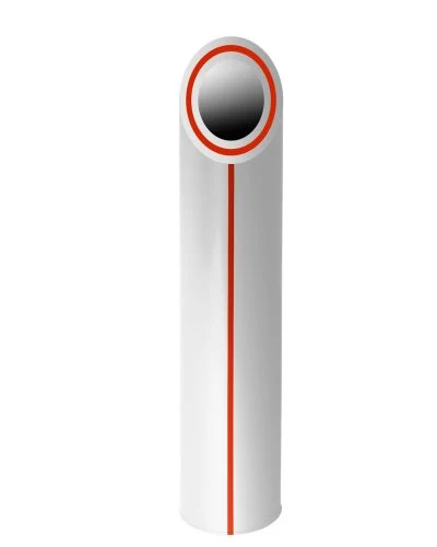 Wasser PP-R Composite pipe with white outer layer and maroon composite inner layer